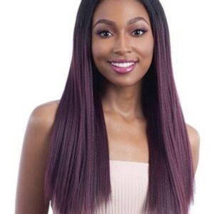 Oval Part Wig Long Straight 22"