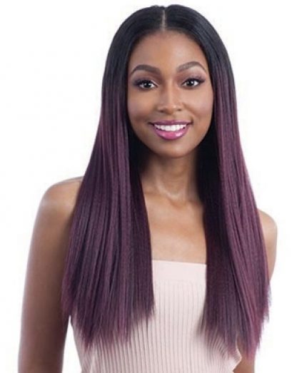 Oval Part Wig Long Straight 22"