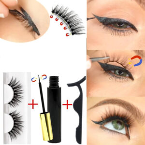 Magnetic Eyelash, Liquid and Tweezer Set