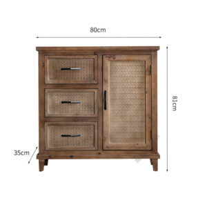 Antique Finishing Home Furniture Living Room Cabinets Wood Combined Multifunctional Bedroom Cabinet Chest of Drawers
