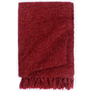 Throw Burgundy 220 x 250 cm Polyester