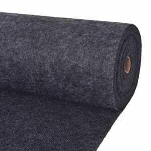 Carpet Anthracite 1.2 x 15 m Polyester