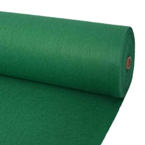 Carpet Plain Green 1.2 x 12 m Polyester