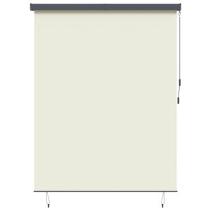 Roller Blind Cream 200 x 250 cm Fabric and Aluminum