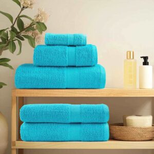 Guest Towel SOLUND 10 pcs Turquiose 15 x 21 cm 550 gsm
