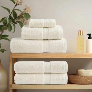 Guest Towel SOLUND 2 pcs Cream 15 x 21 cm 550 gsm
