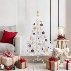 Artificial Christmas Tree White 68 x 68 x 120 cm PVC and Metal