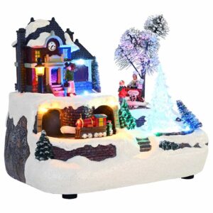 Christmas Tabletop Multicolour 23.5 x 16 x 18.5 cm Resin