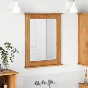 Mirror VIGO Honey Brown 55.5 x 5 x 70 cm Solid pine wood