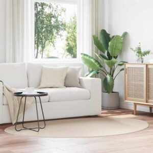 Area Rugs HUARTE Beige 140 x 200 cm Polyester