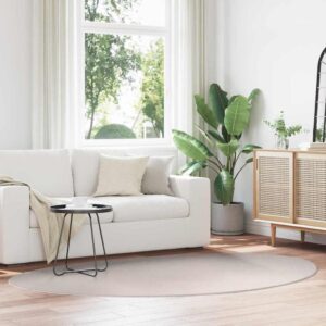 Area Rugs HUARTE Sand 160 x 230 cm Polyester