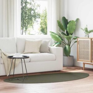 Area Rugs HUARTE Forest green 100 x 200 cm Polyester