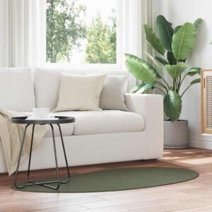 Area Rugs HUARTE Forest green 80 x 150 cm Polyester
