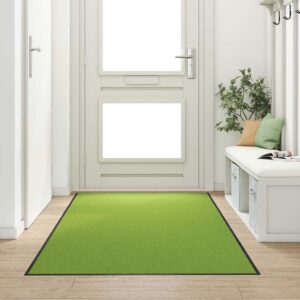 Doormat Other Green and Black 120 x 300 cm Polyamide and PVC