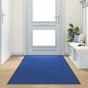 Doormat Blue and Black 120 x 400 cm 100% Polyamide