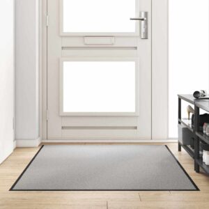 Doormat Grey and Black 120 x 180 cm 100% Polyamide