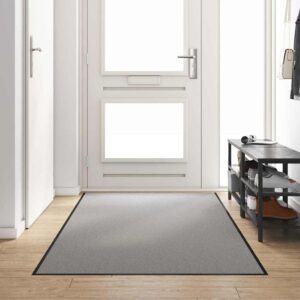 Doormat Grey and Black 120 x 300 cm 100% Polyamide