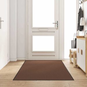 Doormat Brown and Black 120 x 300 cm 100% Polyamide