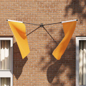 Flag Pole Holde Black 11.5 x 7.5 x 0.2 cm Steel