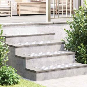 Stair Tread Rectangular 4 pcs Silver 70 x 30 cm Aluminium