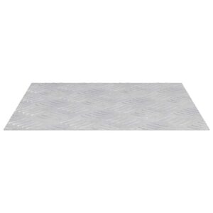 Stair Tread Square 2 pcs Silver 40 x 40 cm Aluminium