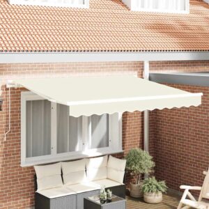 Retractable Awning Cream 250 x 200 cm Fabric