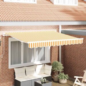 Retractable Awning Yellow 250 x 200 cm Fabric