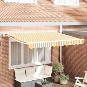 Awning Frame Yellow and White 300 x 200 cm