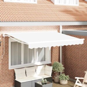 Awning Frame White 300 x 200 cm Polyester with PU coating