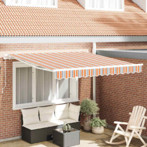 Retractable Awning Multicolour 300 x 250 x 165 cm
