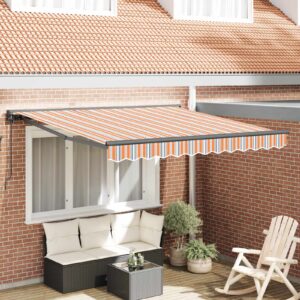 Awning Frame Blue and Orange 300 x 250 cm
