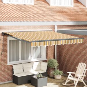 Awning Frame Yellow and Grey 300 x 250 cm