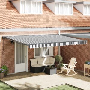 Awning Frame Anthracite and White 450 x 300 cm