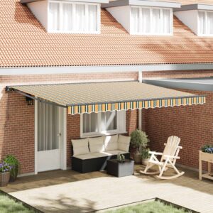 Awning Frame Green and Yellow 450 x 300 cm