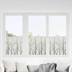 Static Window Film Bamboo Pattern 60 x 500 cm PVC