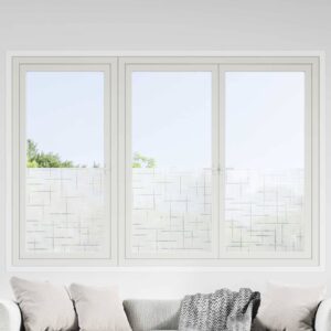 Static Window Film Star Pattern 90 x 500 cm PVC