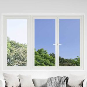 Static Reflective Solar Window Film Silver 90 x 1000 cm PVC
