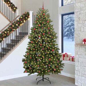Artificial Christmas Tree Green 270 cm PVC and Metal