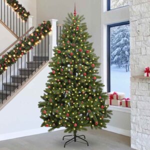 Artificial Christmas Tree Green 300 cm PVC and Metal
