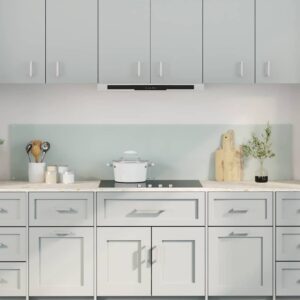 Kitchen Backsplash 2 pcs White 100 x 40 cm Tempered Glass