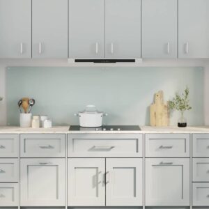 Kitchen Backsplash 2 pcs White 100 x 60 cm Tempered Glass