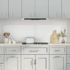 Kitchen Backsplash 2 pcs Transparent 90 x 50 cm Tempered Glass