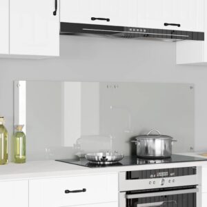 Kitchen Backsplash 2 pcs Transparent 70 x 50 cm Tempered Glass