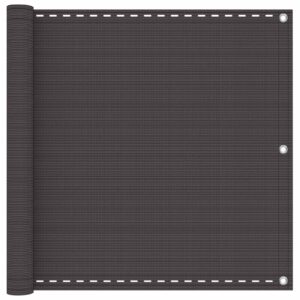 Balcony Screen Anthracite 120 x 1000 cm HDPE and Aluminium