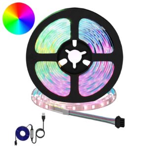 LED Strip 2 pcs Black and Transparent 2500 mm