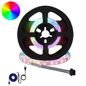 LED Strip 12 pcs Black and Transparent 450 mm