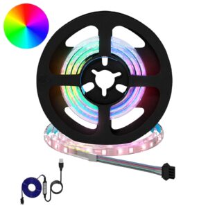 LED Strip 2 pcs Black and Transparent 550 mm Copper and Plastic