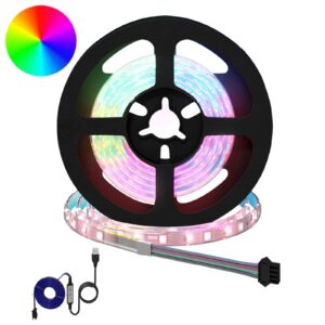 LED Strip 2 pcs Black and Transparent 1200 mm