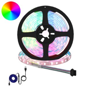 LED Strip 12 pcs Black and Transparent 2100 mm