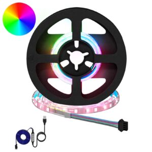 LED Strip 12 pcs Black and Transparent 250 mm